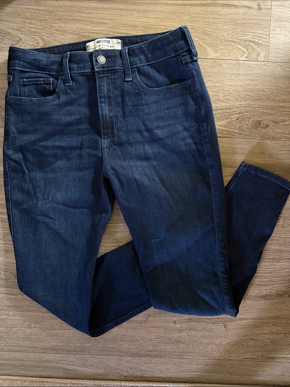 Hollister Womens High-Rise Super Skinny Jeans